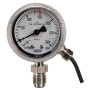 Wika Bourdon Tube Pressure Gauge With Switch Contacts, 230.15-851, For Uhp (Ultra High Purity) Applications, With Reed Contact Model 851